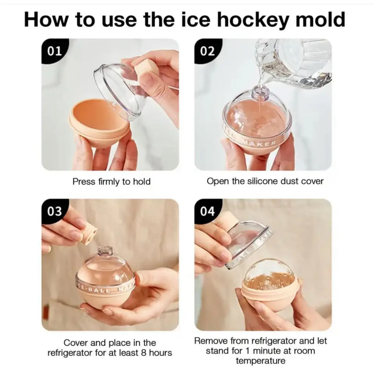 Moule à glaçon en silicone