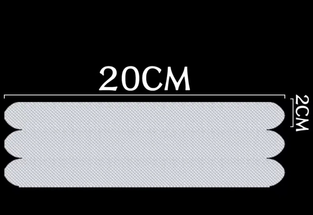 Lot de 20 bandes antidérapantes