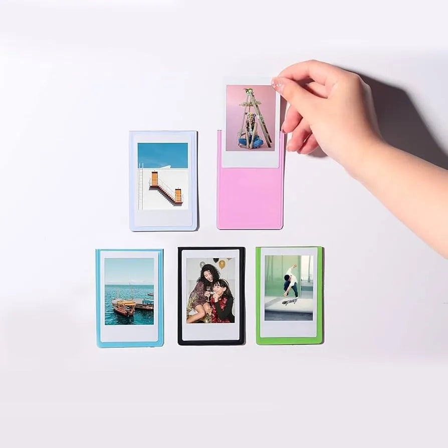 Lot de 5 mini cadres photos magnétiques