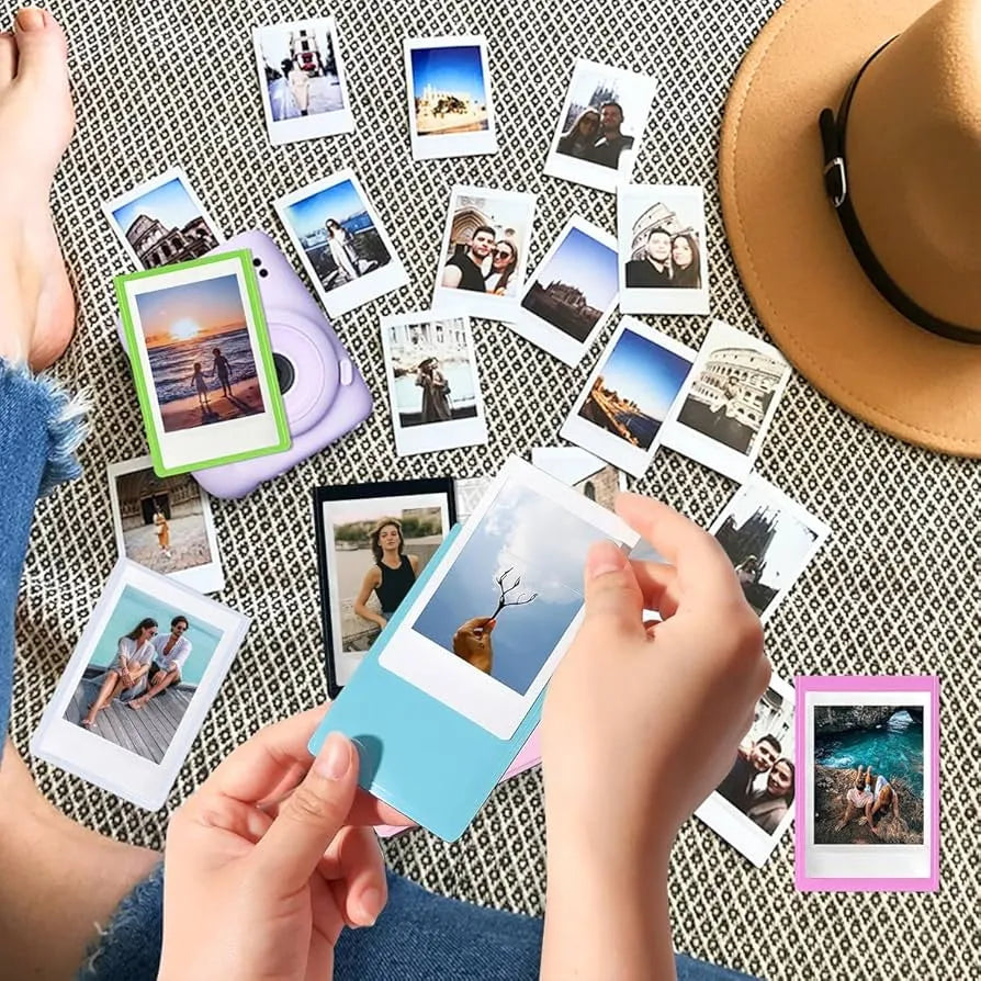 Lot de 5 mini cadres photos magnétiques