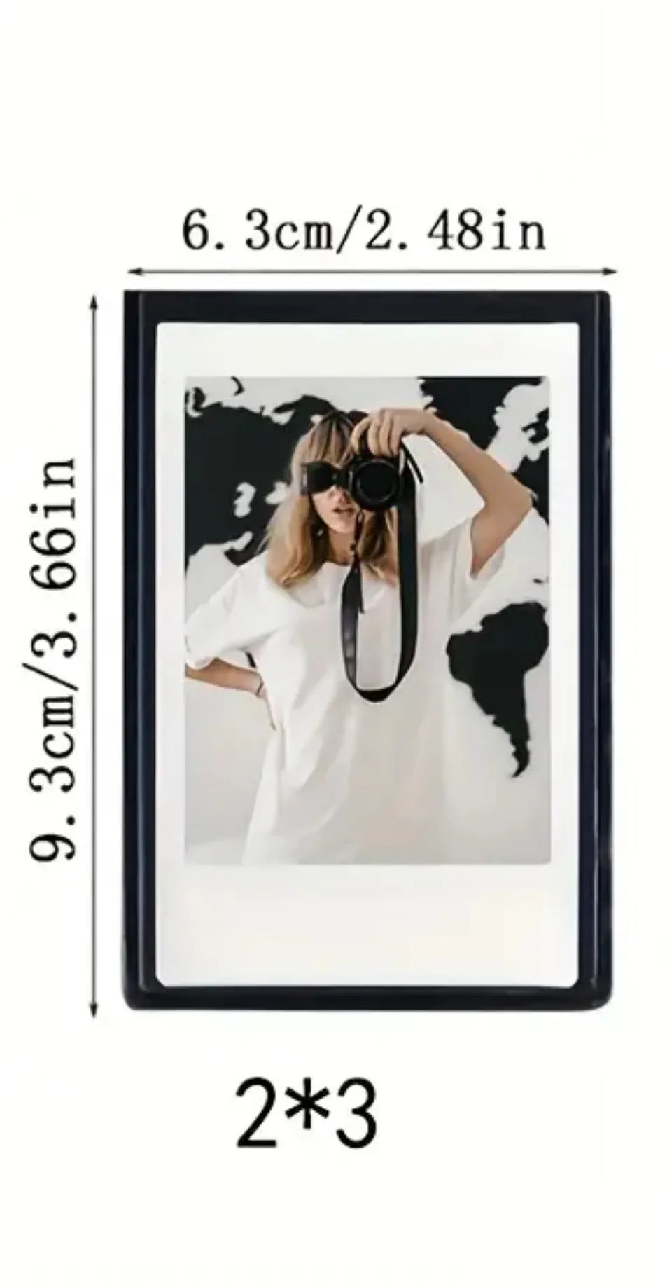 Lot de 5 mini cadres photos magnétiques