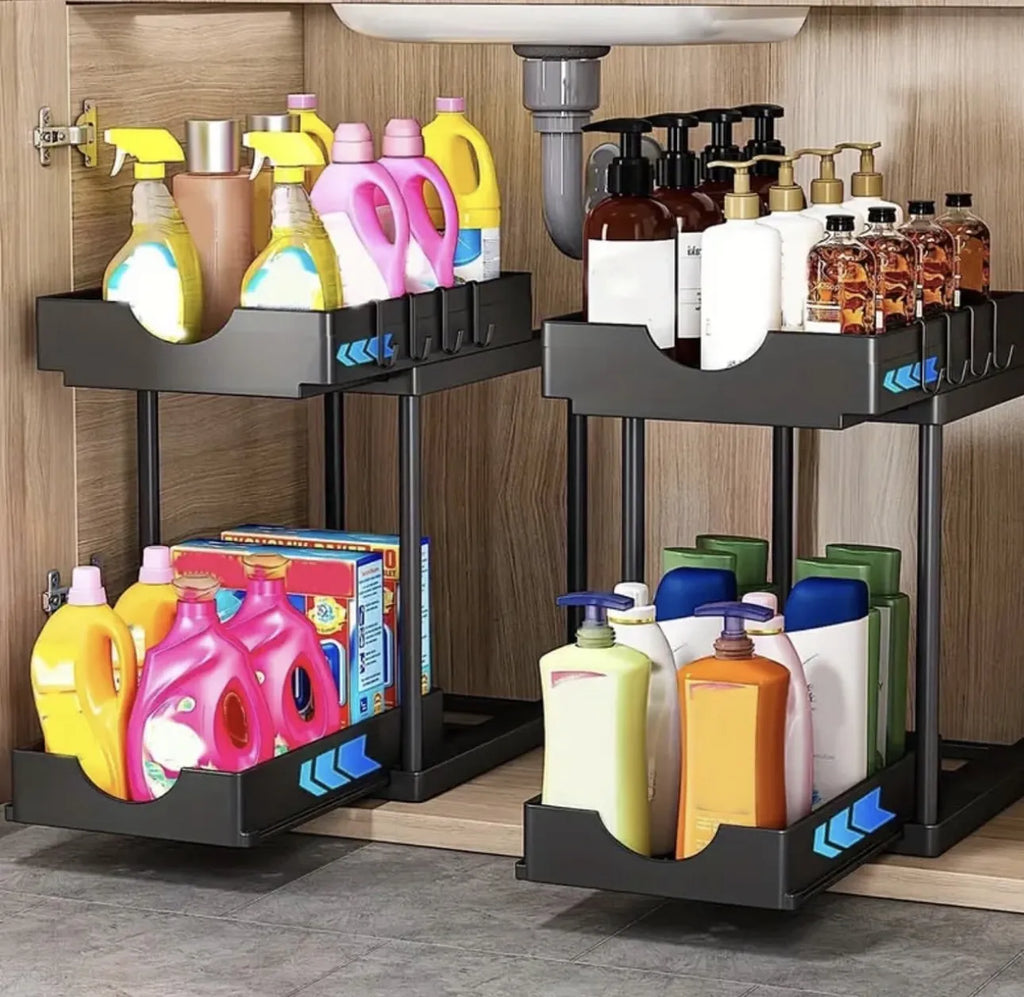 Tiroir 2 niveaux coulissant