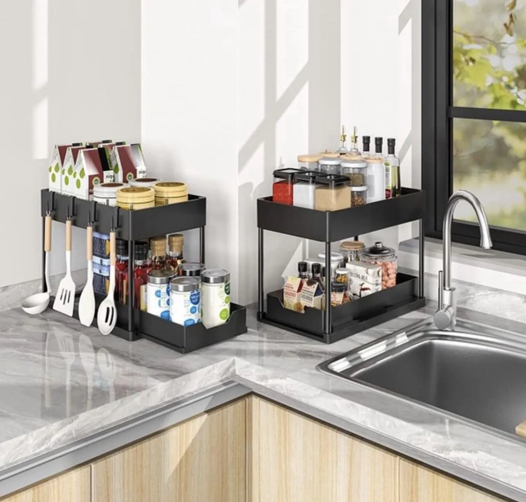 Tiroir 2 niveaux coulissant