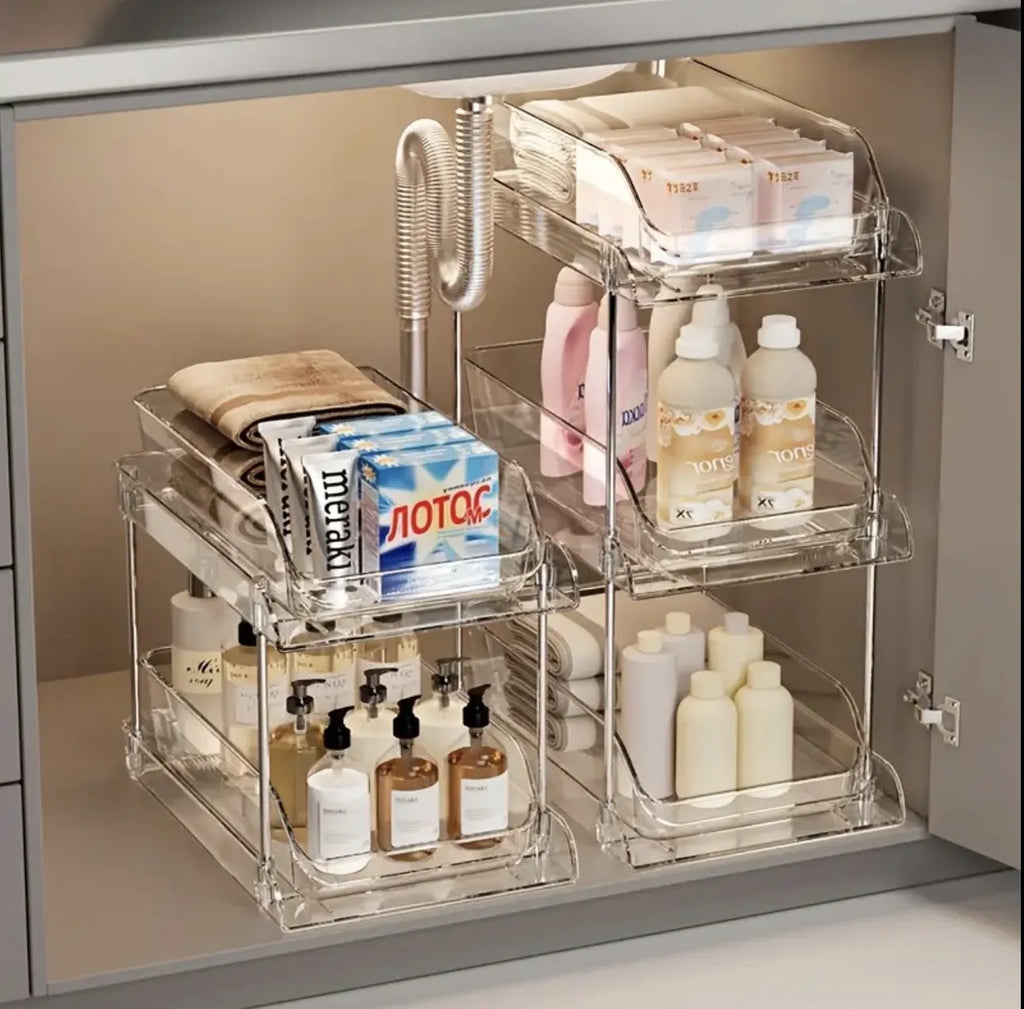 Support de rangement en plexiglass