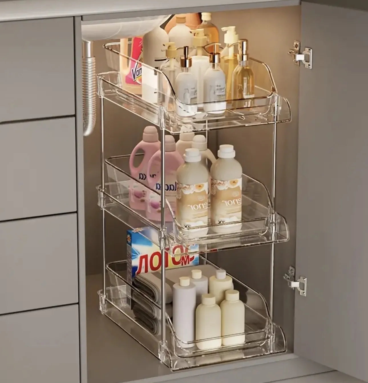 Support de rangement en plexiglass