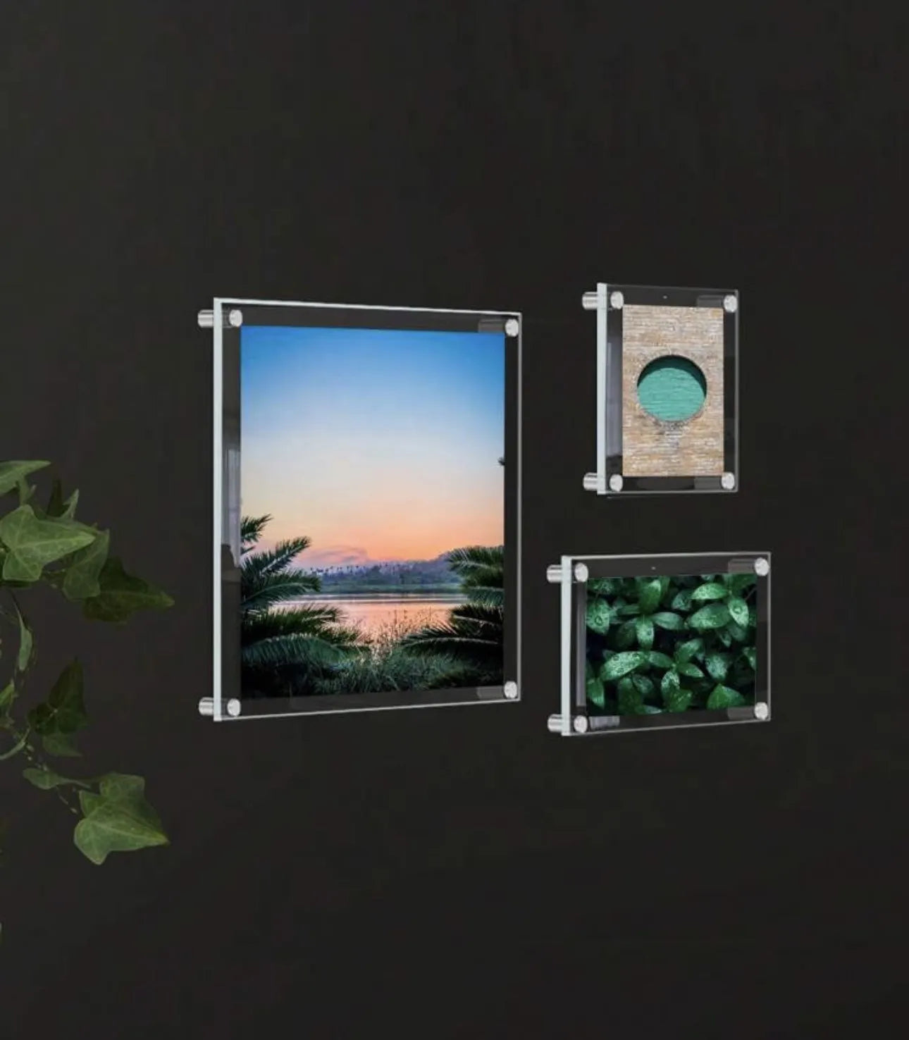 Cadres photos en plexiglass