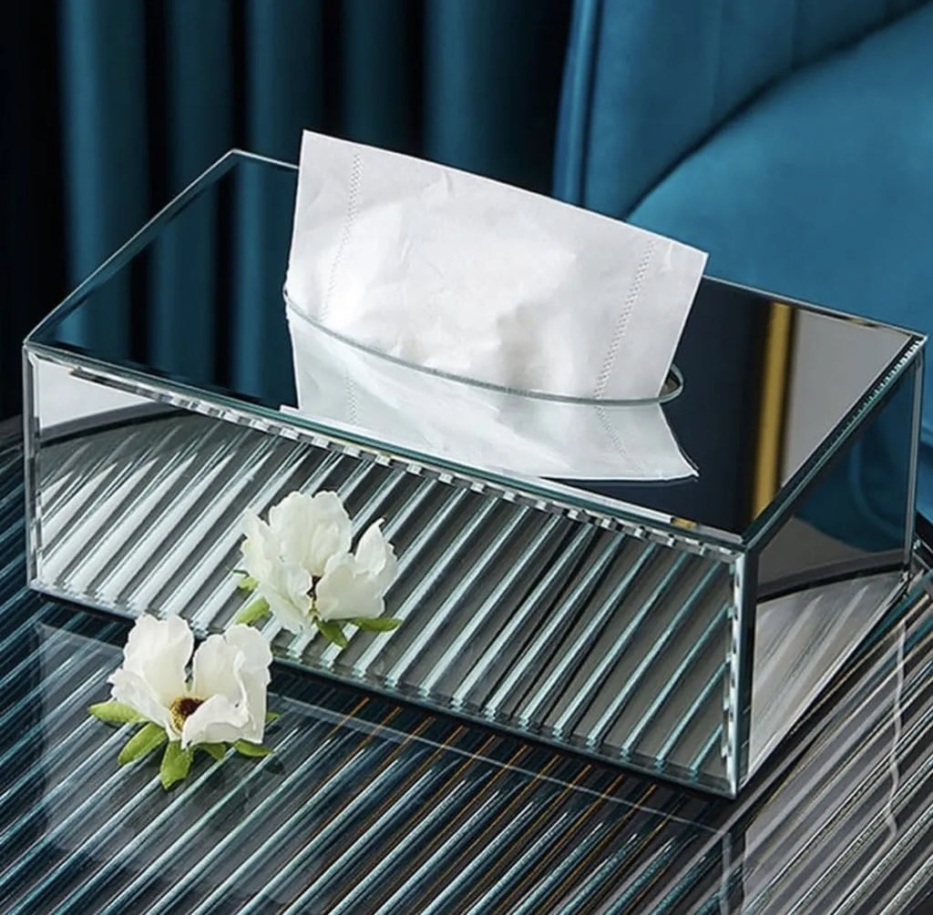 Boite à mouchoirs miroir