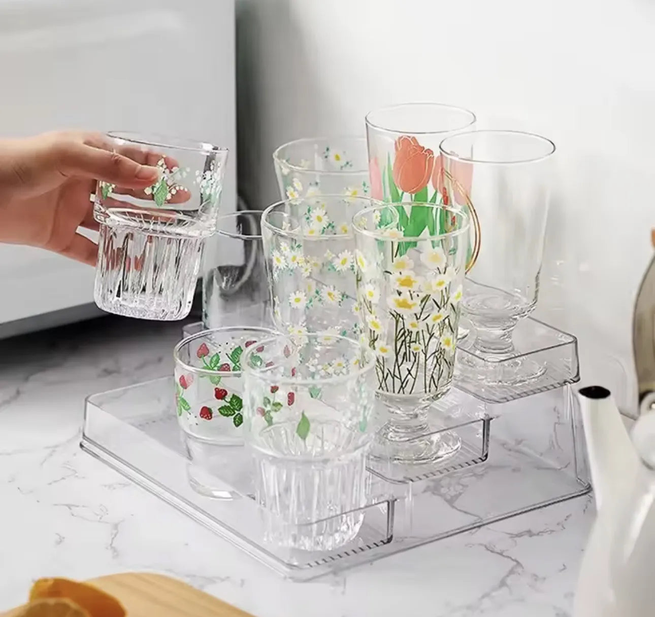 Présentoir en plexiglass