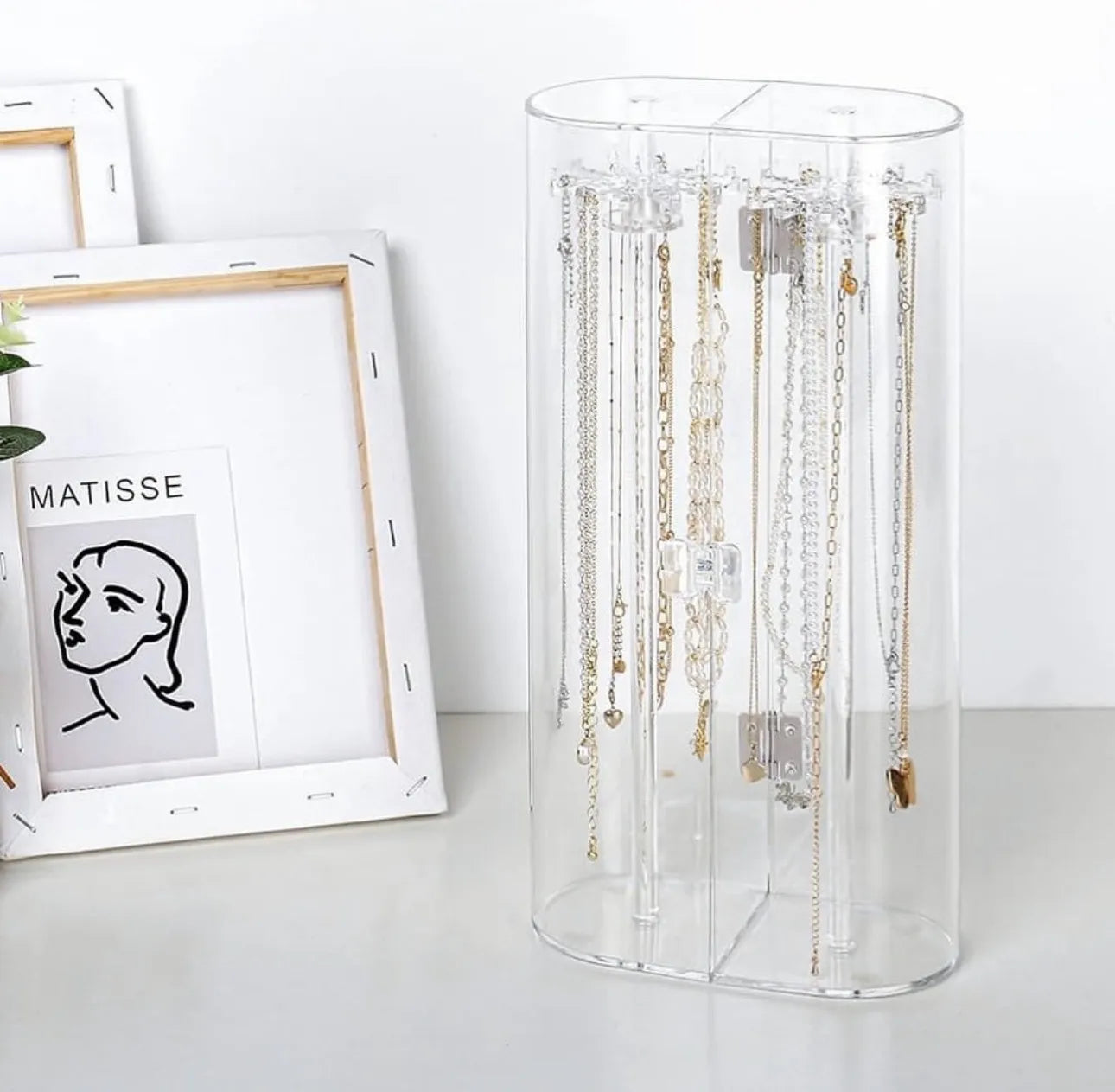 Boite de rangement bijoux en plexiglass