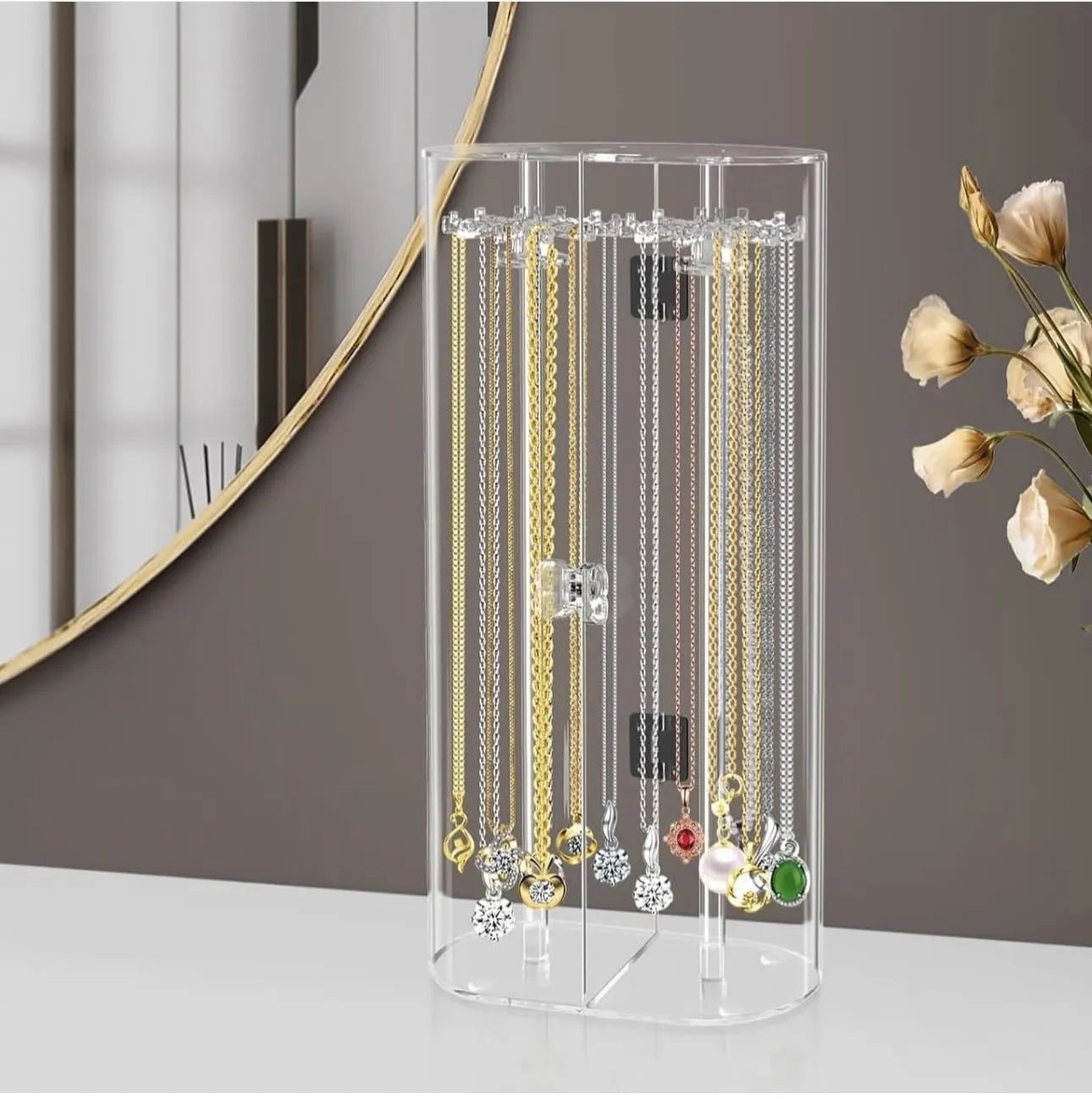 Boite de rangement bijoux en plexiglass