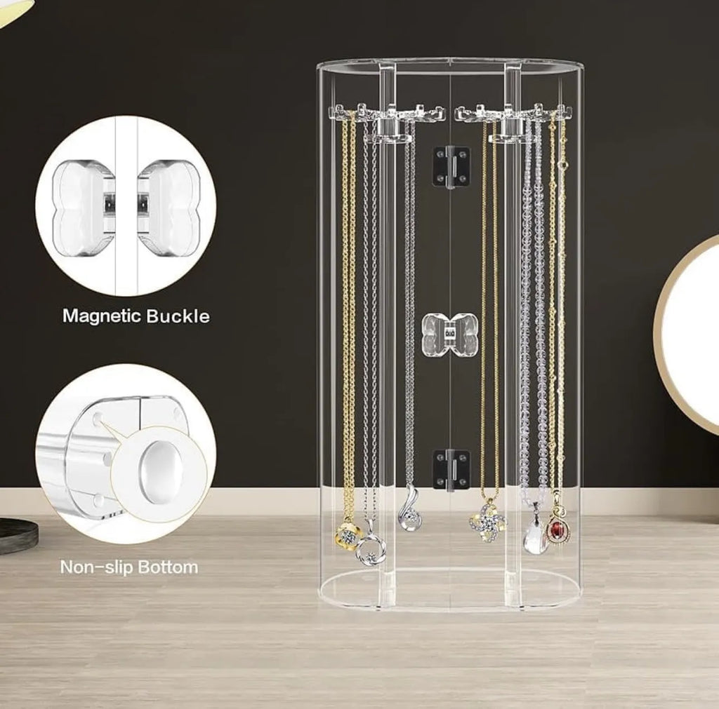 Boite de rangement bijoux en plexiglass