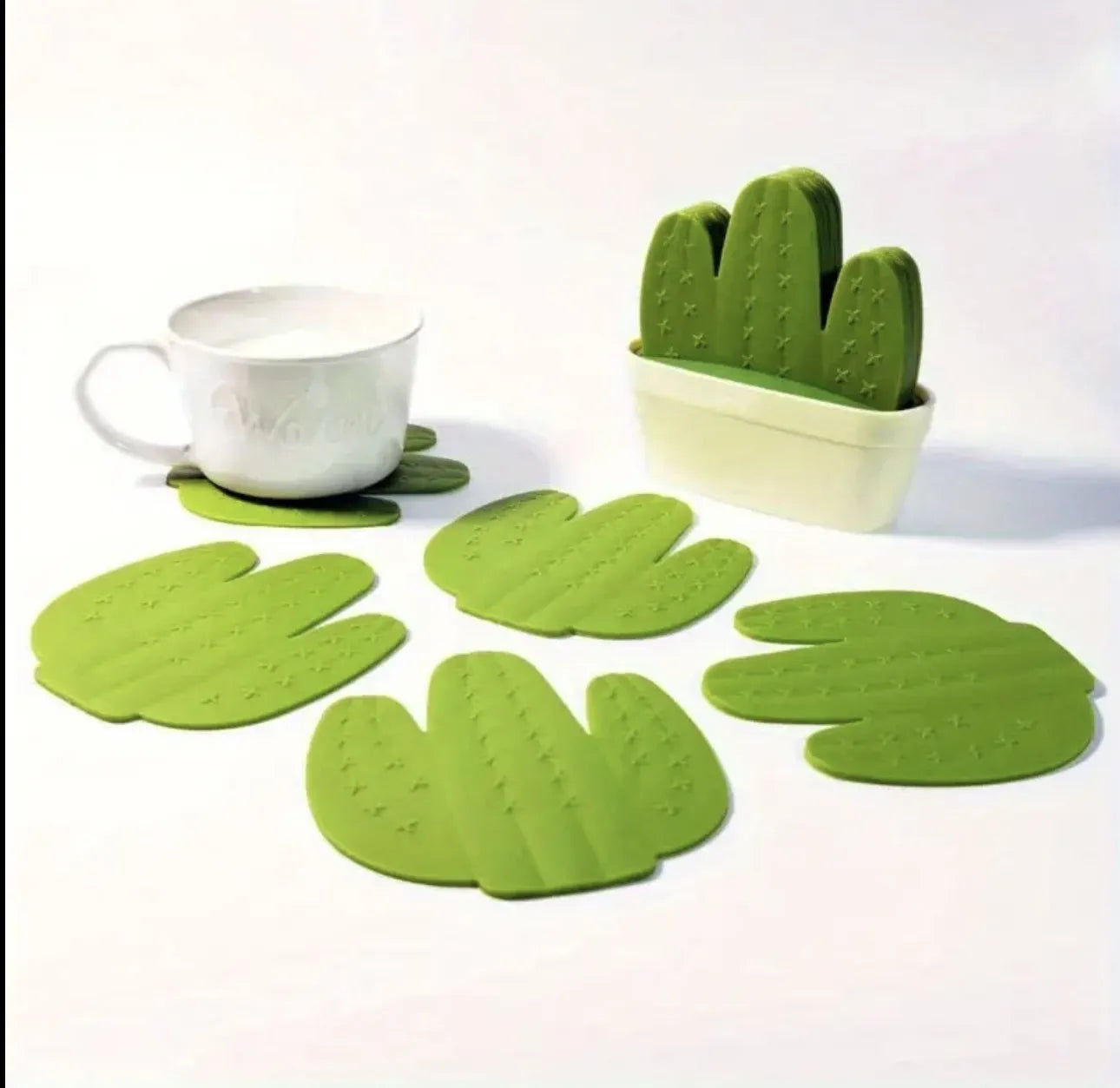 Set de 6 sous verres + support