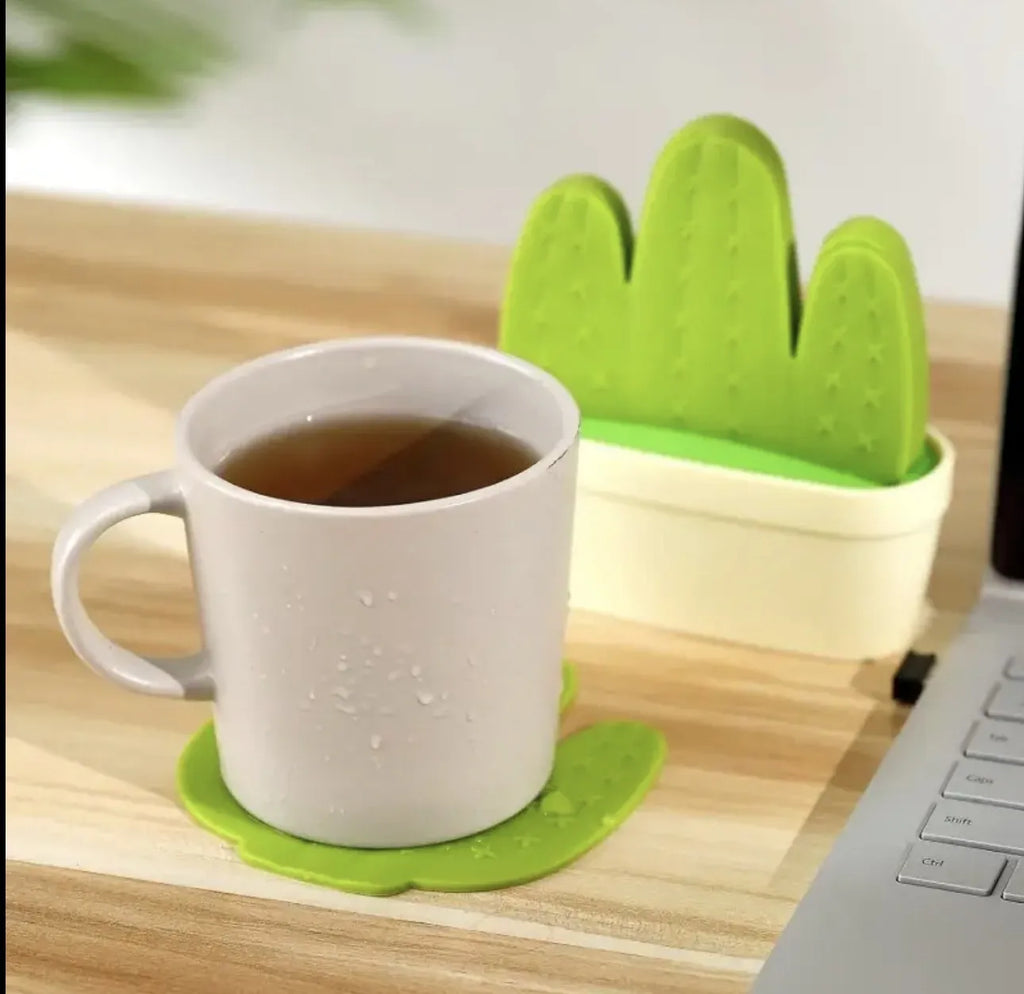 Set de 6 sous verres + support