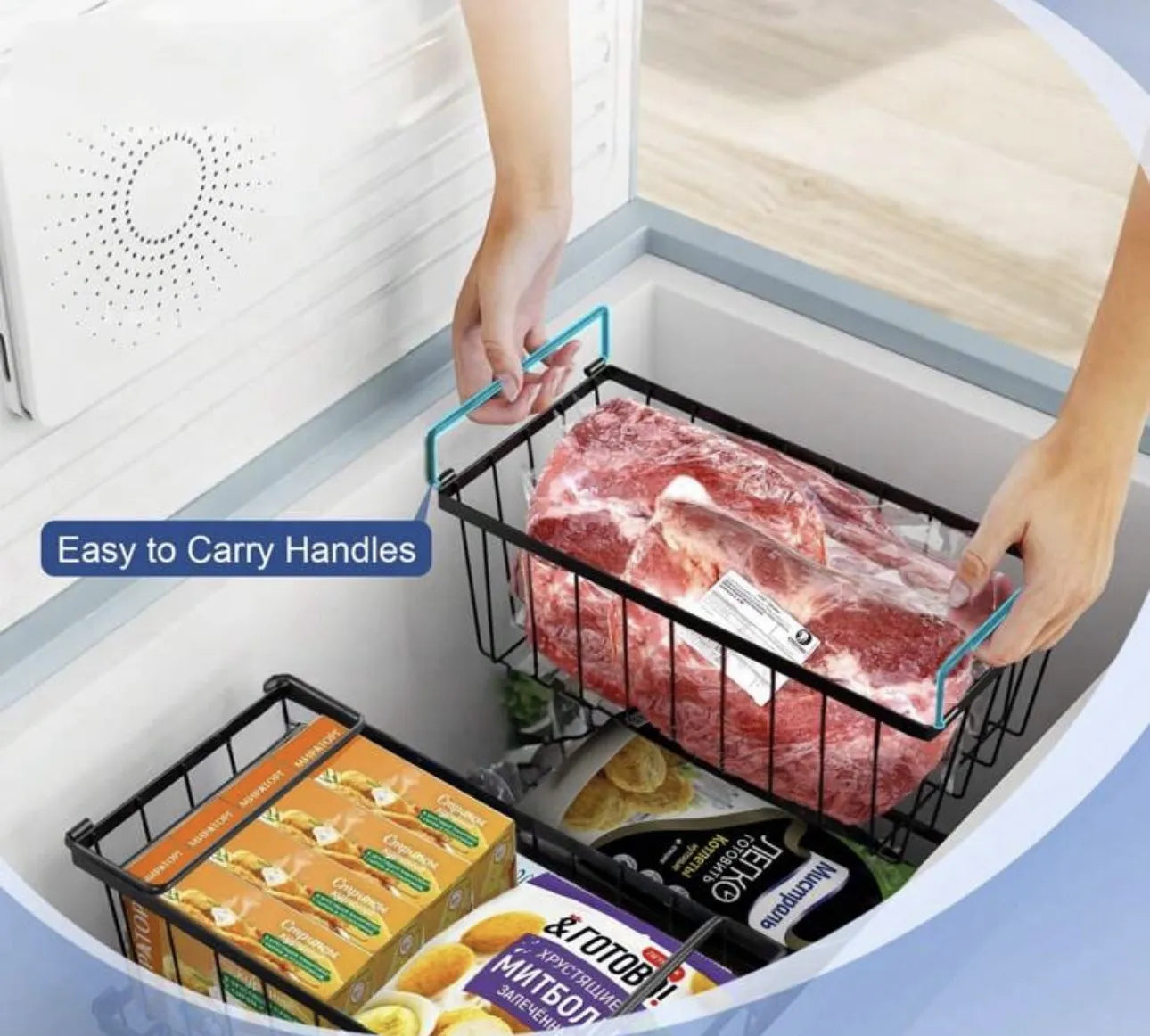 Panier de rangement congélateur
