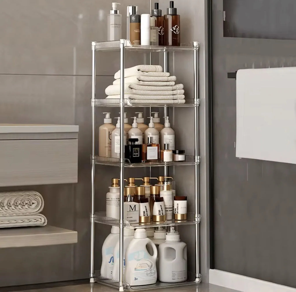 Etagère 5 niveaux en plexiglass