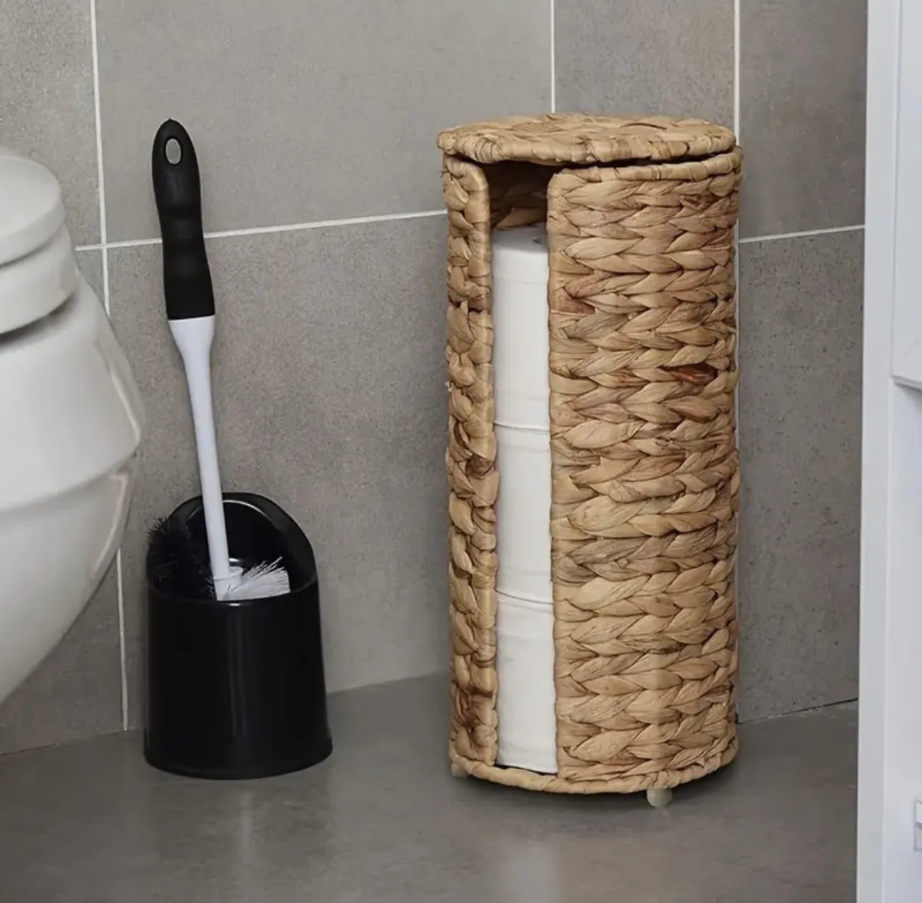 Support de rangement en osier