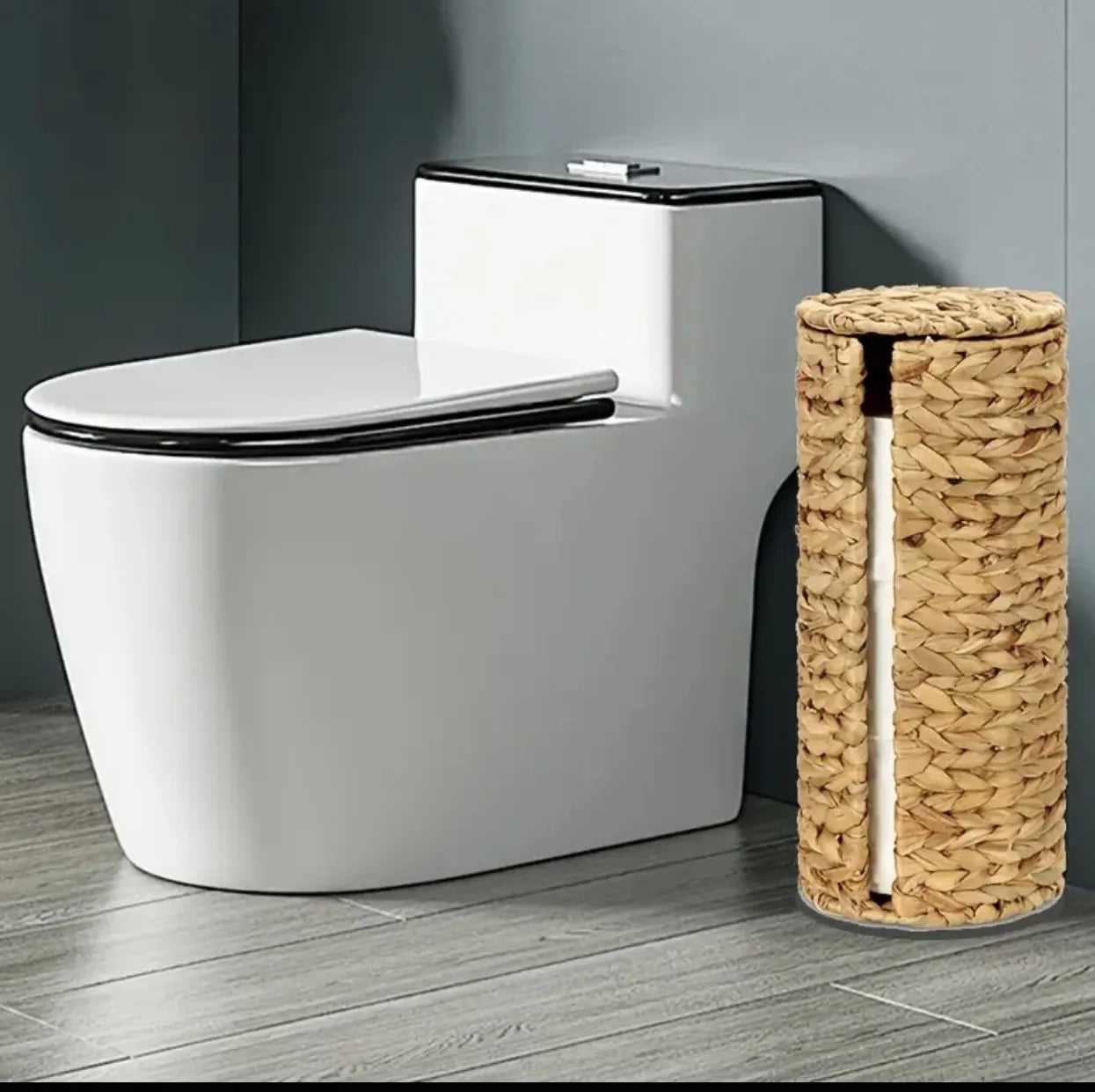 Support de rangement en osier