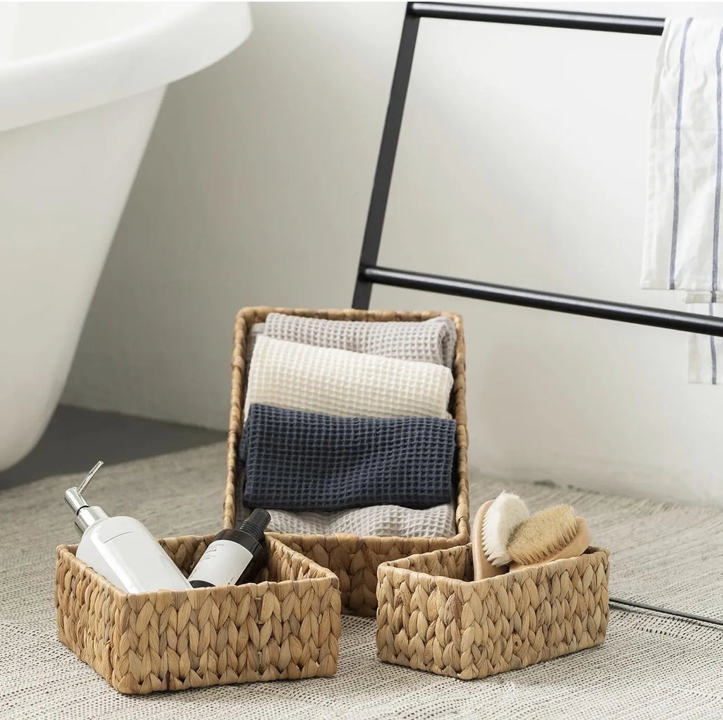 Lot de 3 paniers de rangement