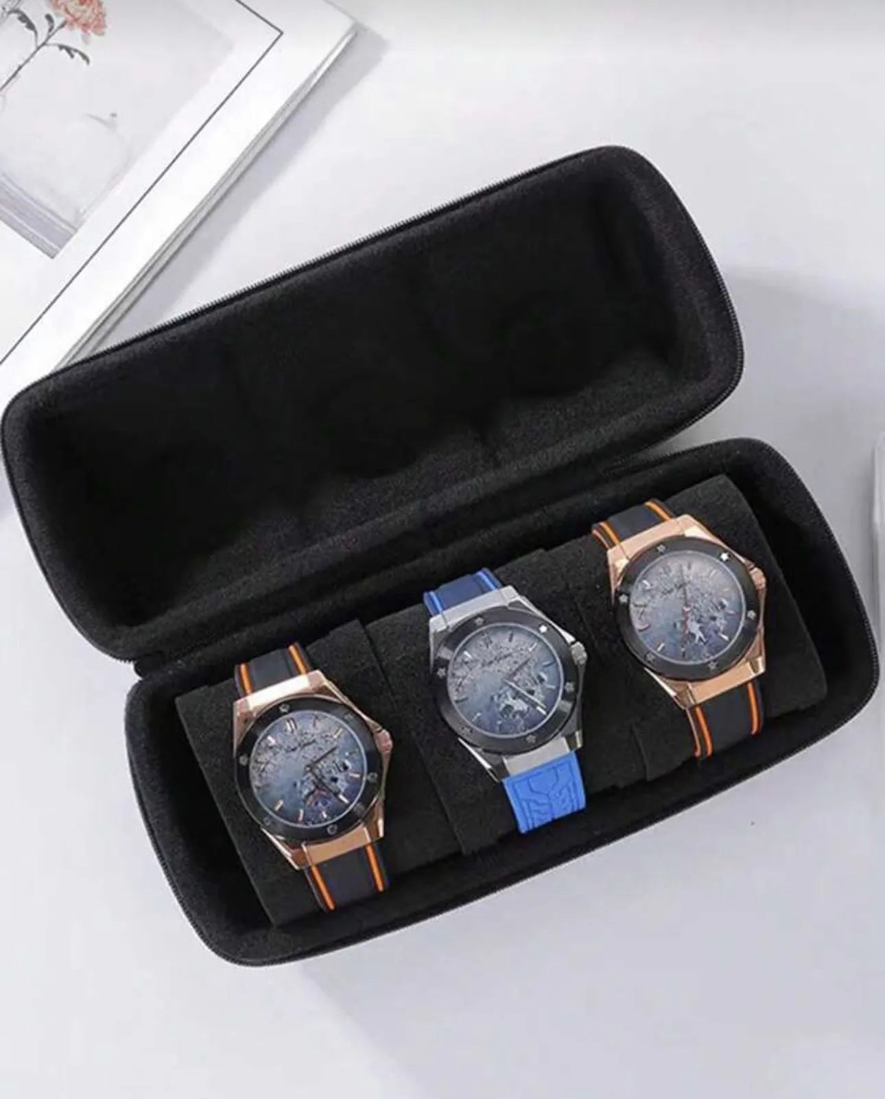 Boîte de rangement de montres