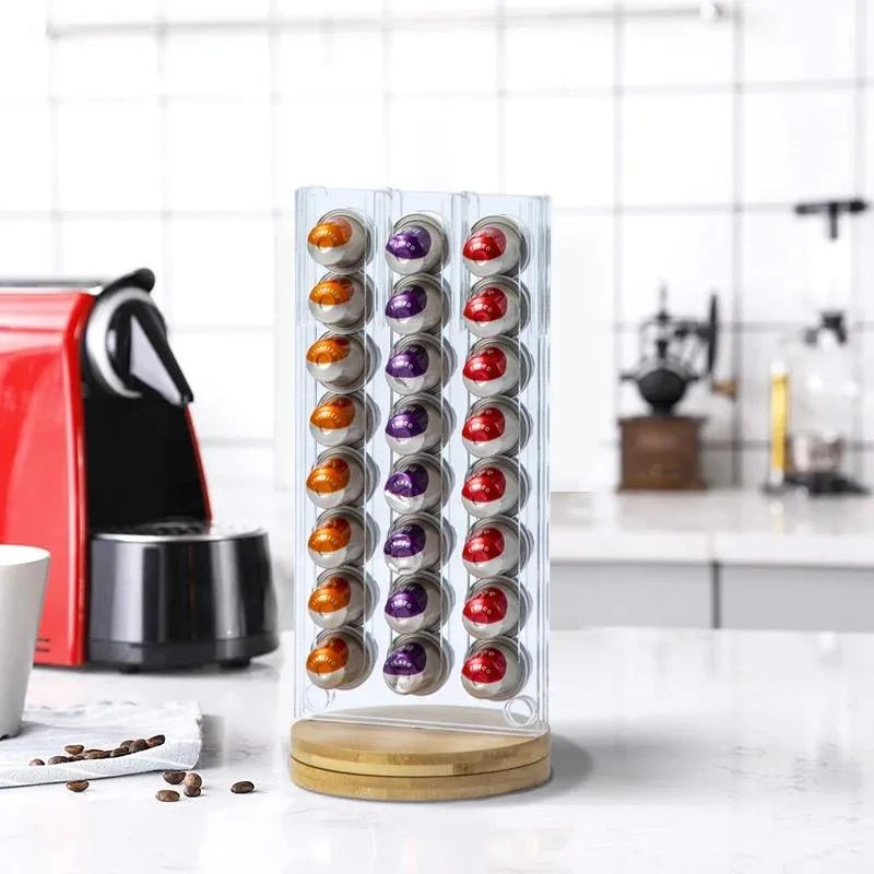 Support de capsules en plexiglass