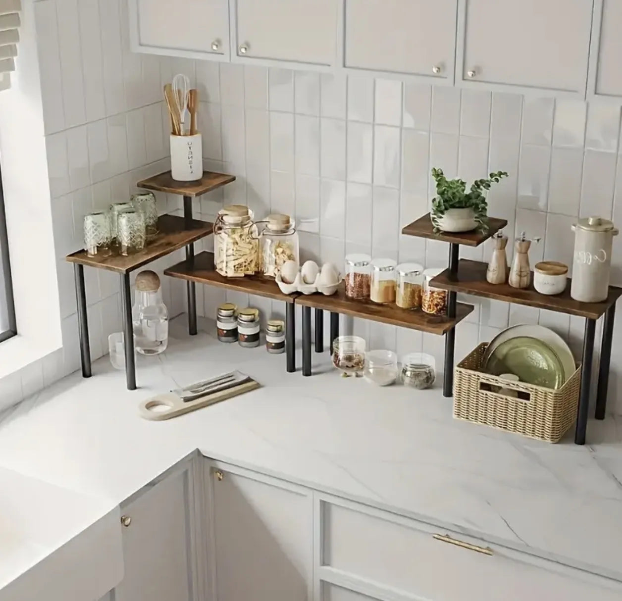 Etagere d'angle 3 niveaux