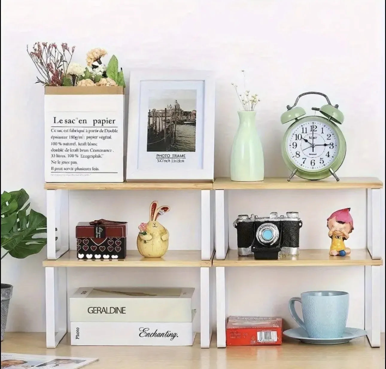 Lot de 2 étagères de rangement