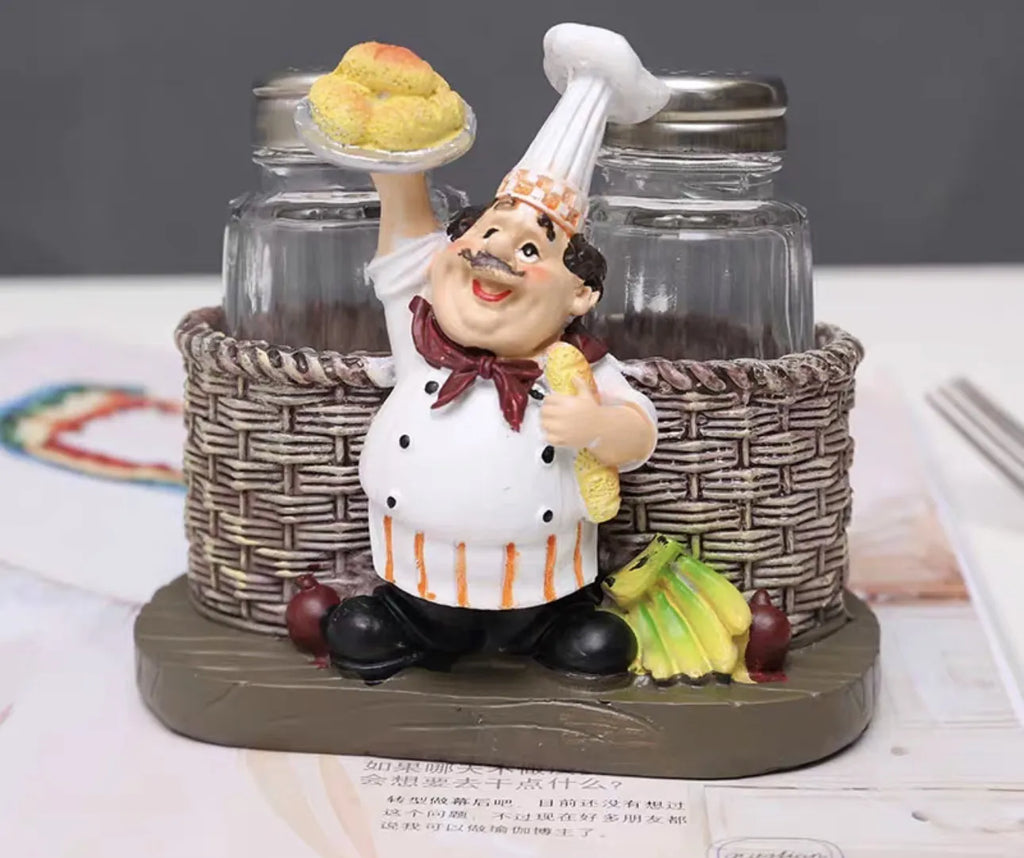 Set salière et poivrier décoratif