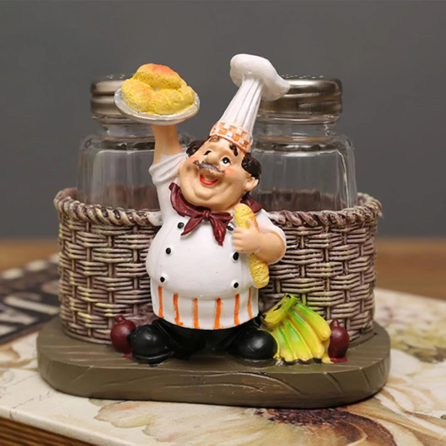 Set salière et poivrier décoratif