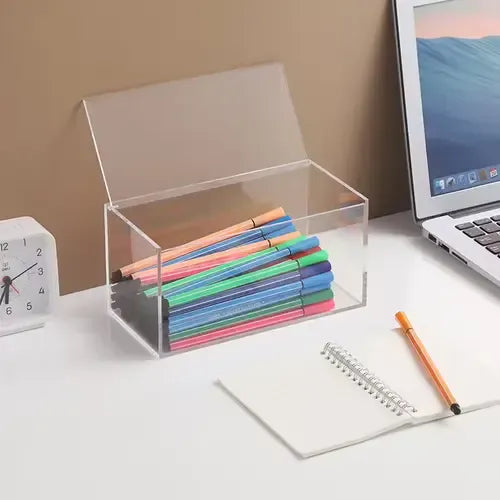 Boite de rangement en plexiglass
