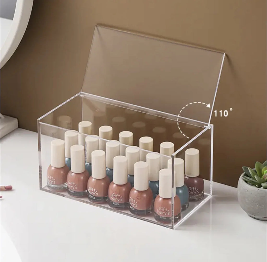 Boite de rangement en plexiglass