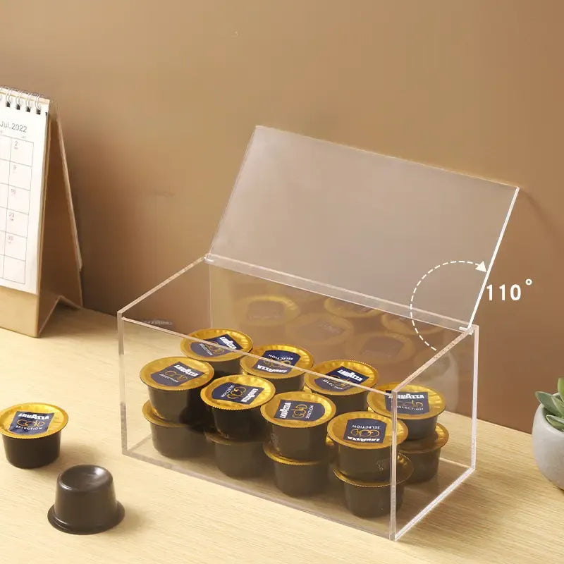 Boite de rangement en plexiglass
