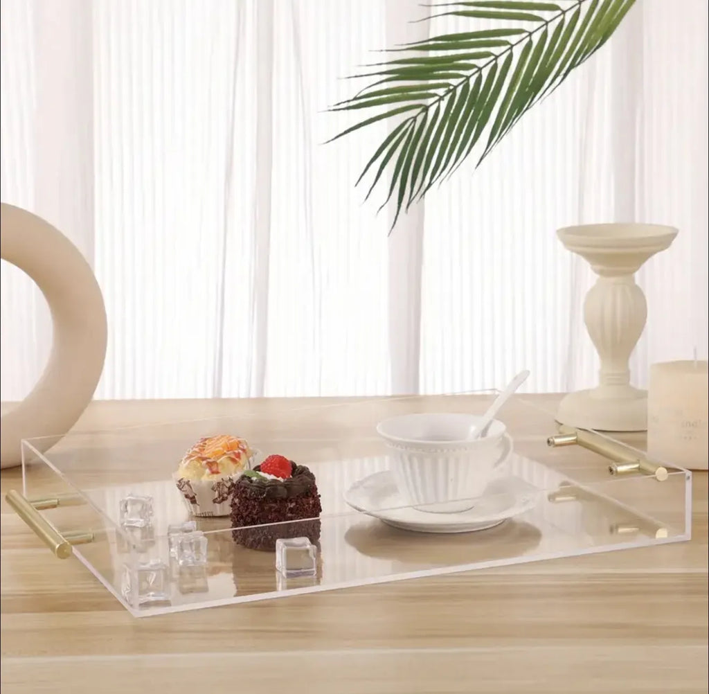 Plateau en plexiglass