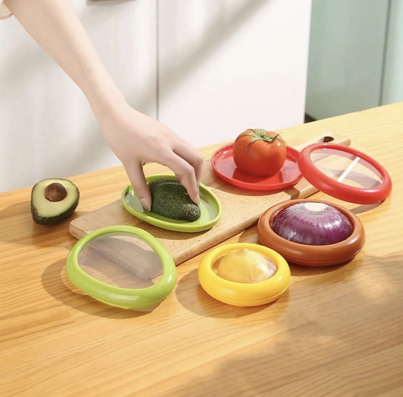 Lot de 4 boites de rangement alimentaire