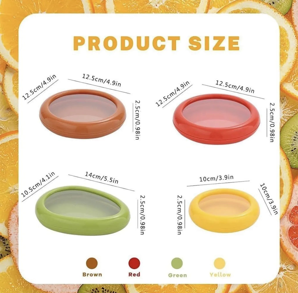 Lot de 4 boites de rangement alimentaire