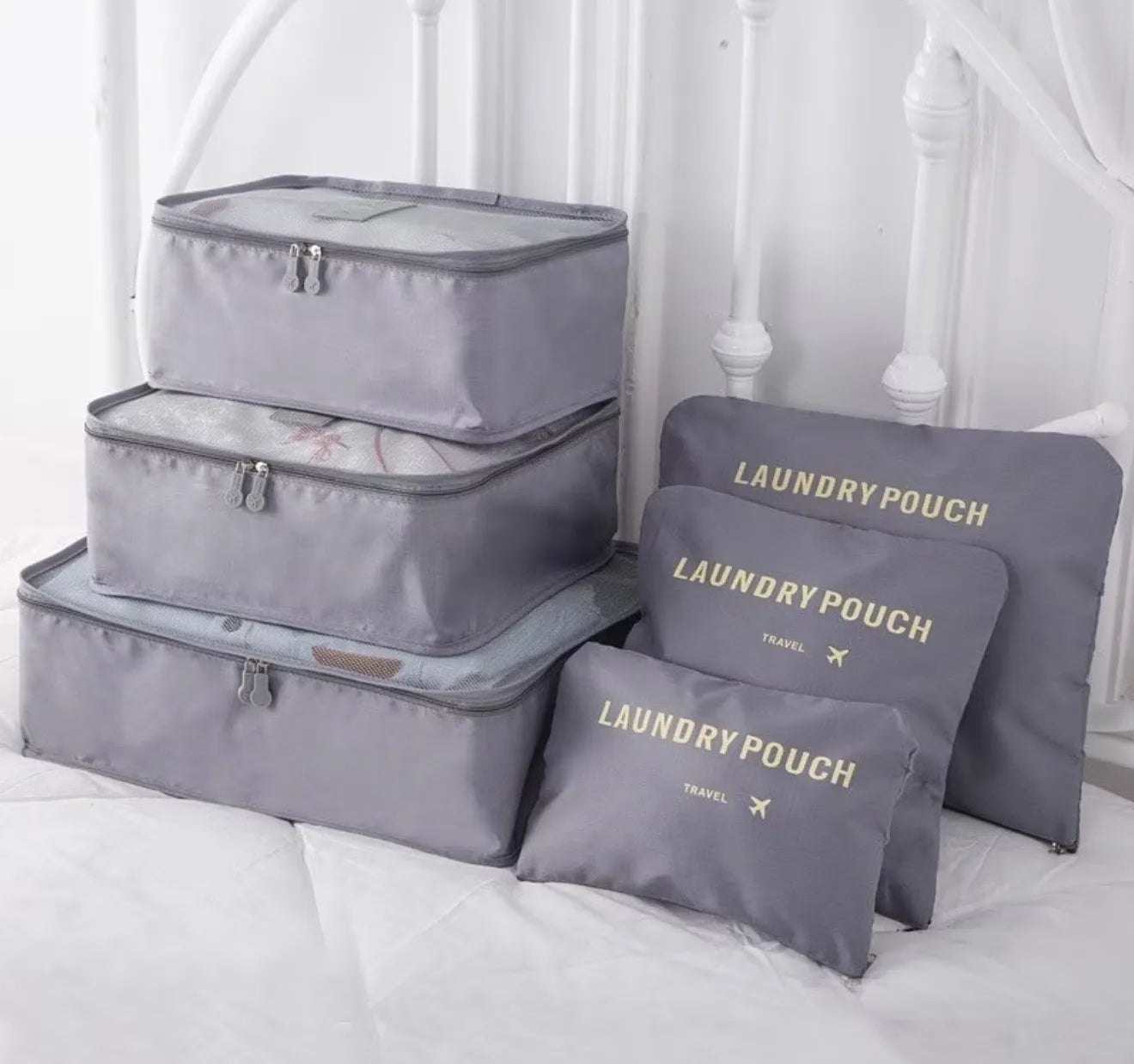 Lot de 6 trousses de voyage