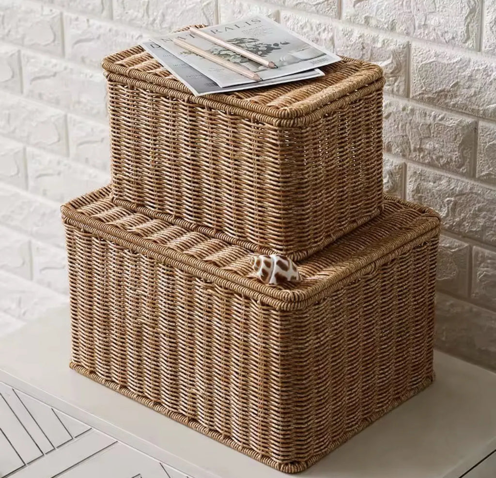 Lot de 3 paniers de rangement