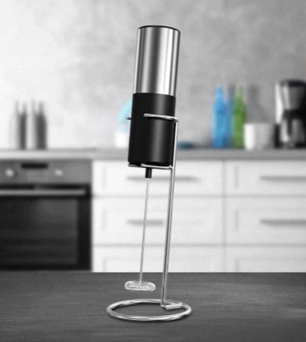 Fouet à lait + support