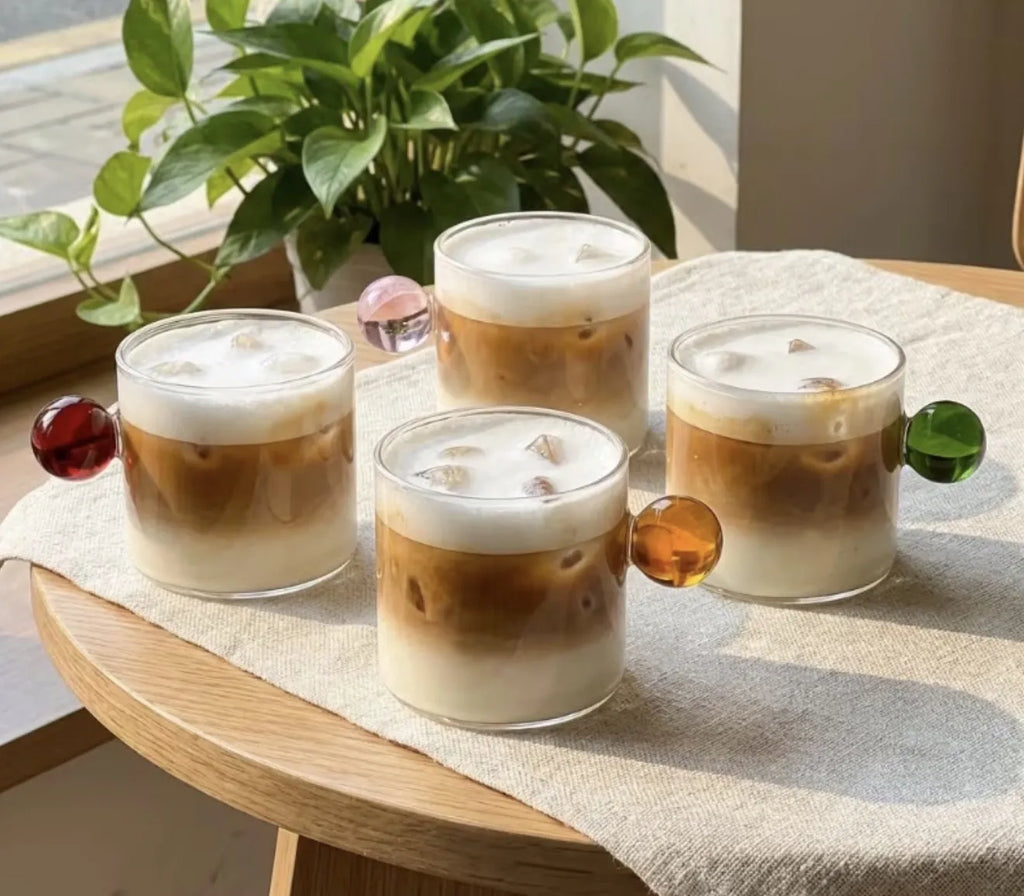 Lot de 6 tasses en verres