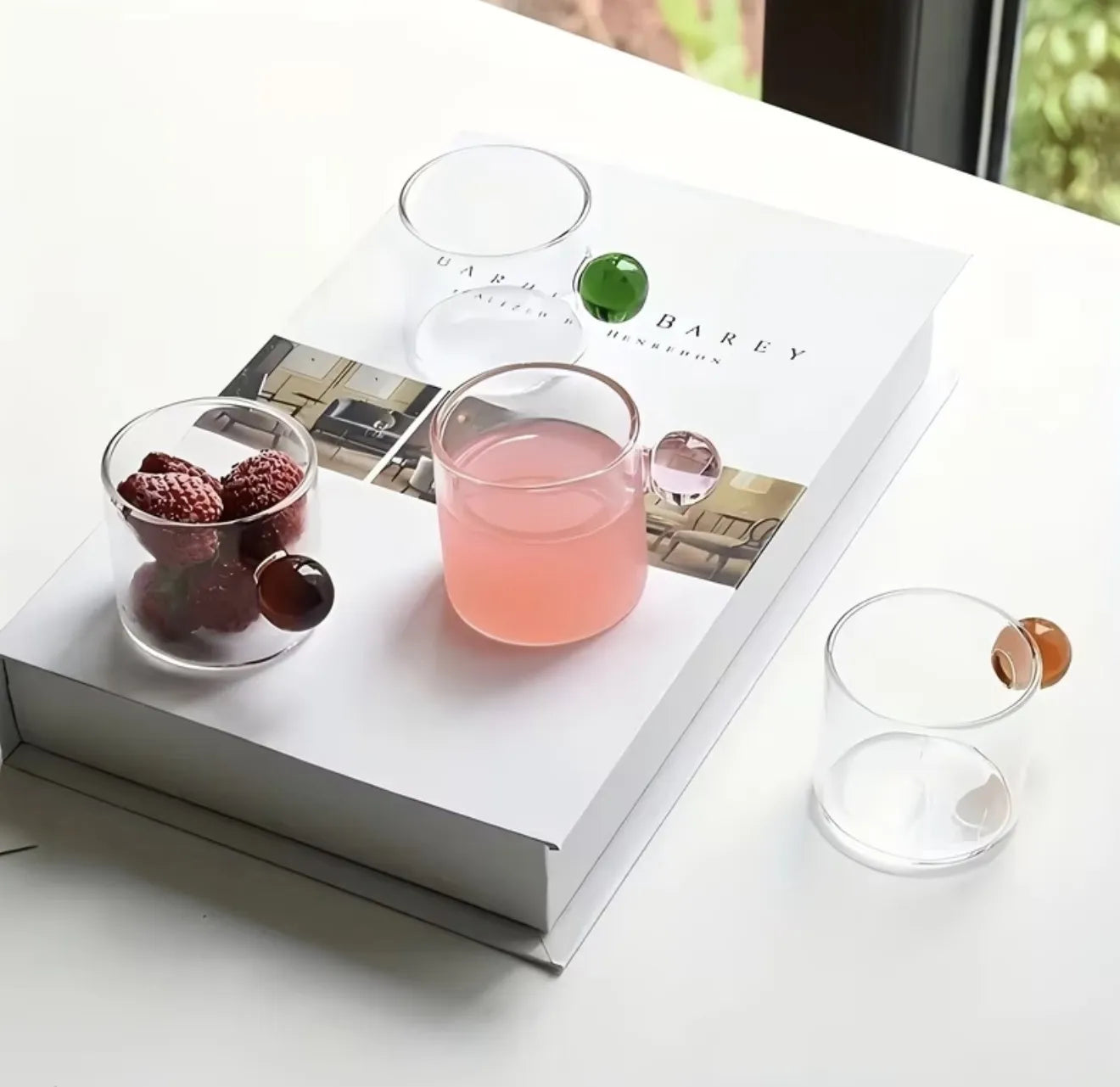 Lot de 6 tasses en verres