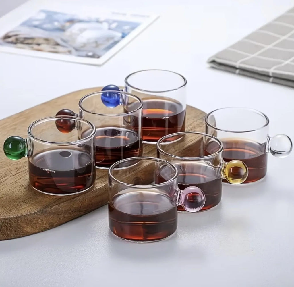 Lot de 6 tasses en verres