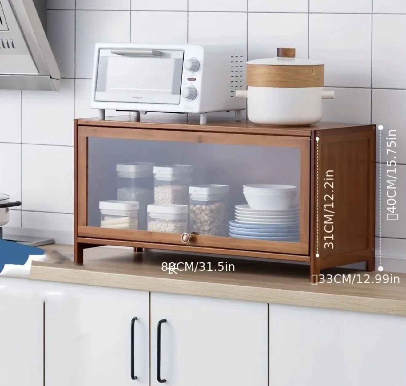 Meuble de rangement en bambou