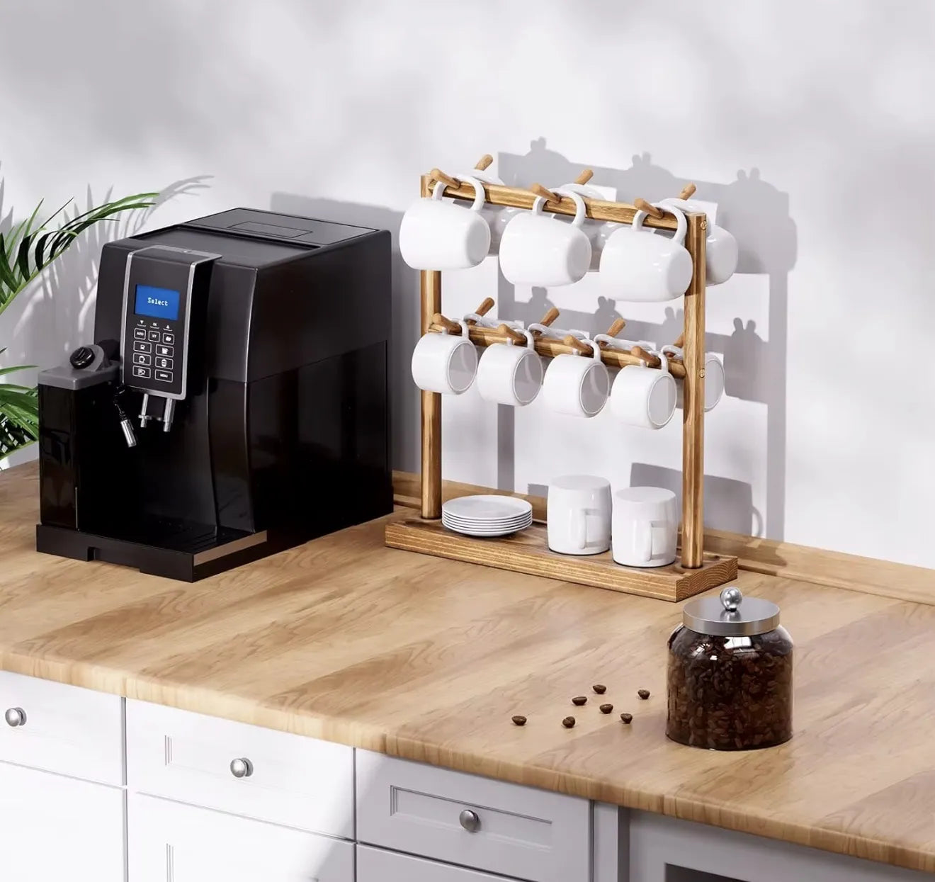 Porte-tasses en bois