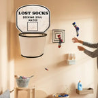 Panier à linge mural