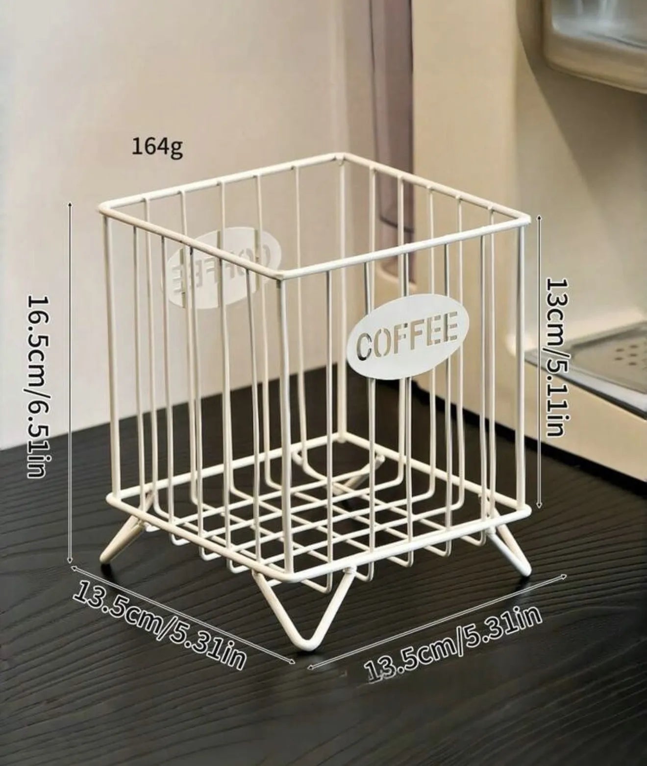 Panier à capsules en métal