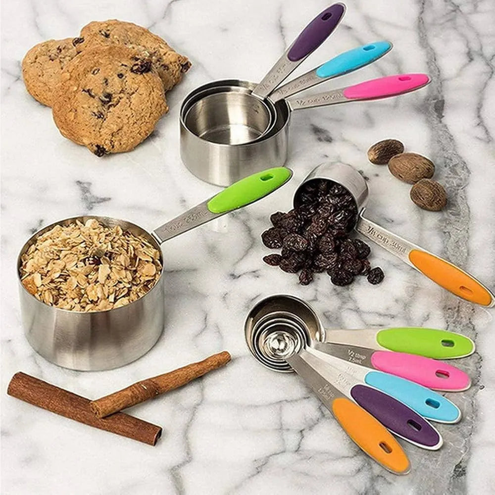 Lot de 10 cups en acier inoxydable