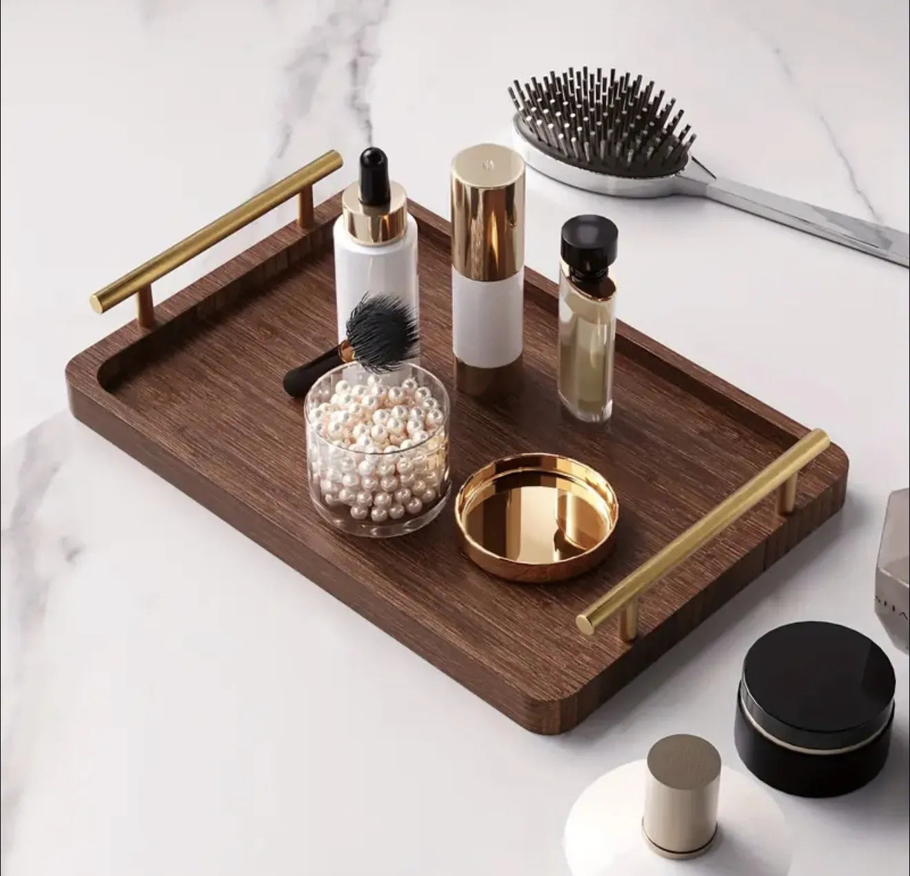 Lot de 3 plateaux en bois