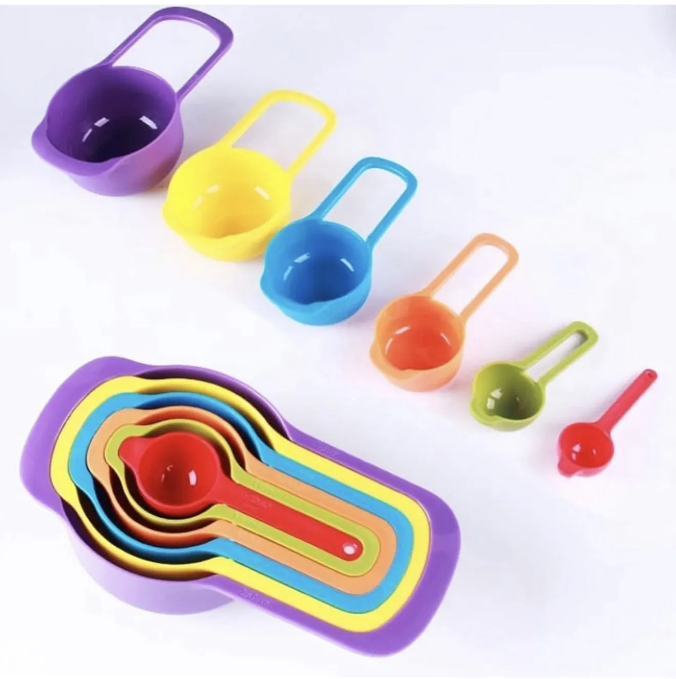 Lot de 6 cups à mesure