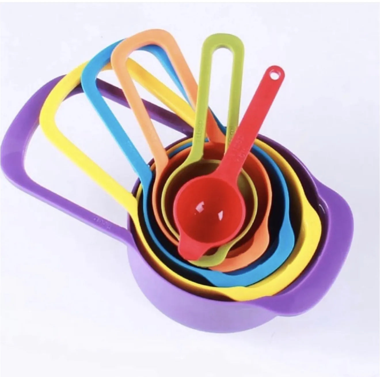 Lot de 6 cups à mesure