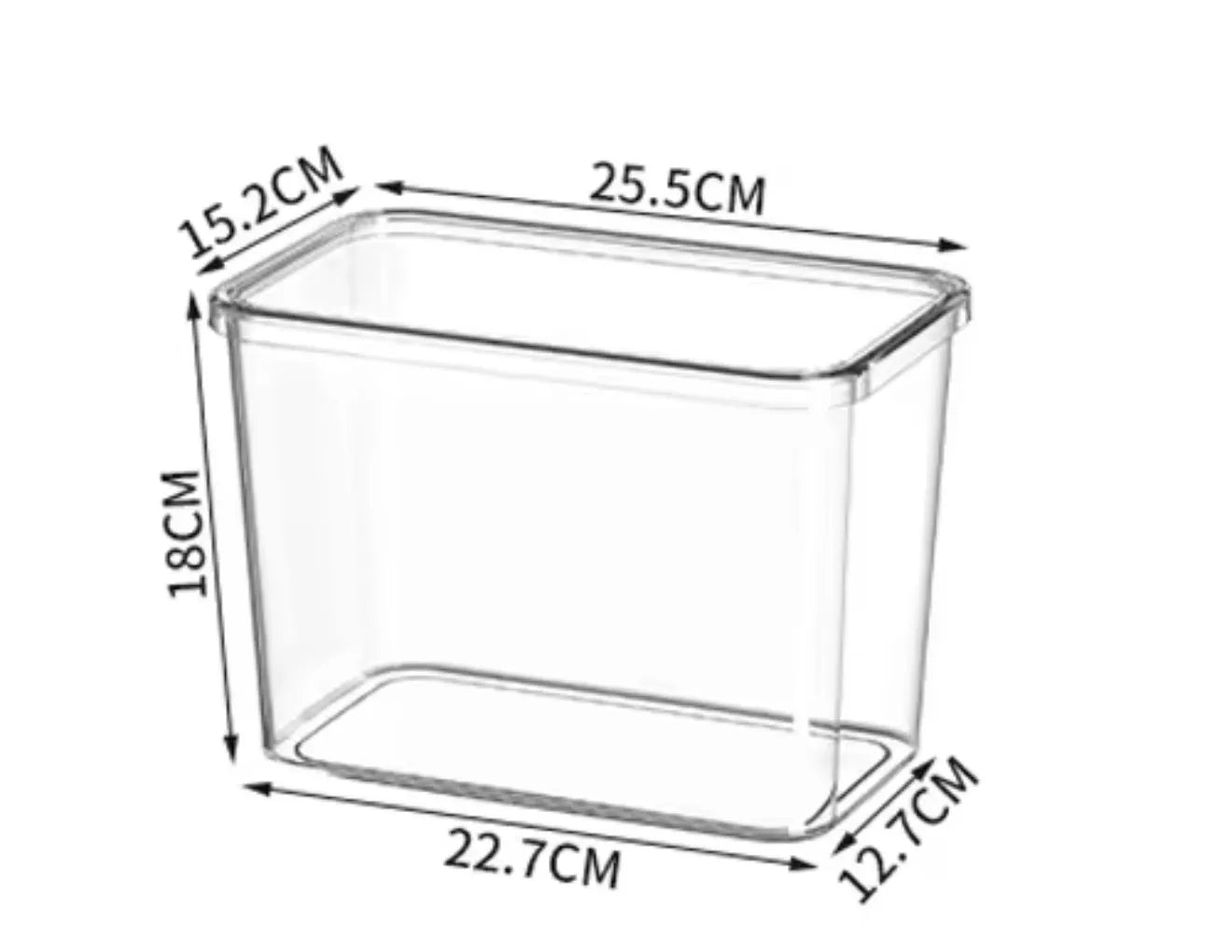 Boites de rangement en plexiglass