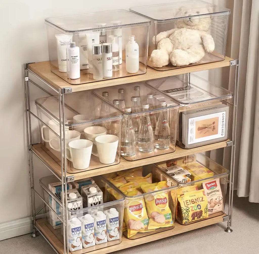 Boites de rangement en plexiglass